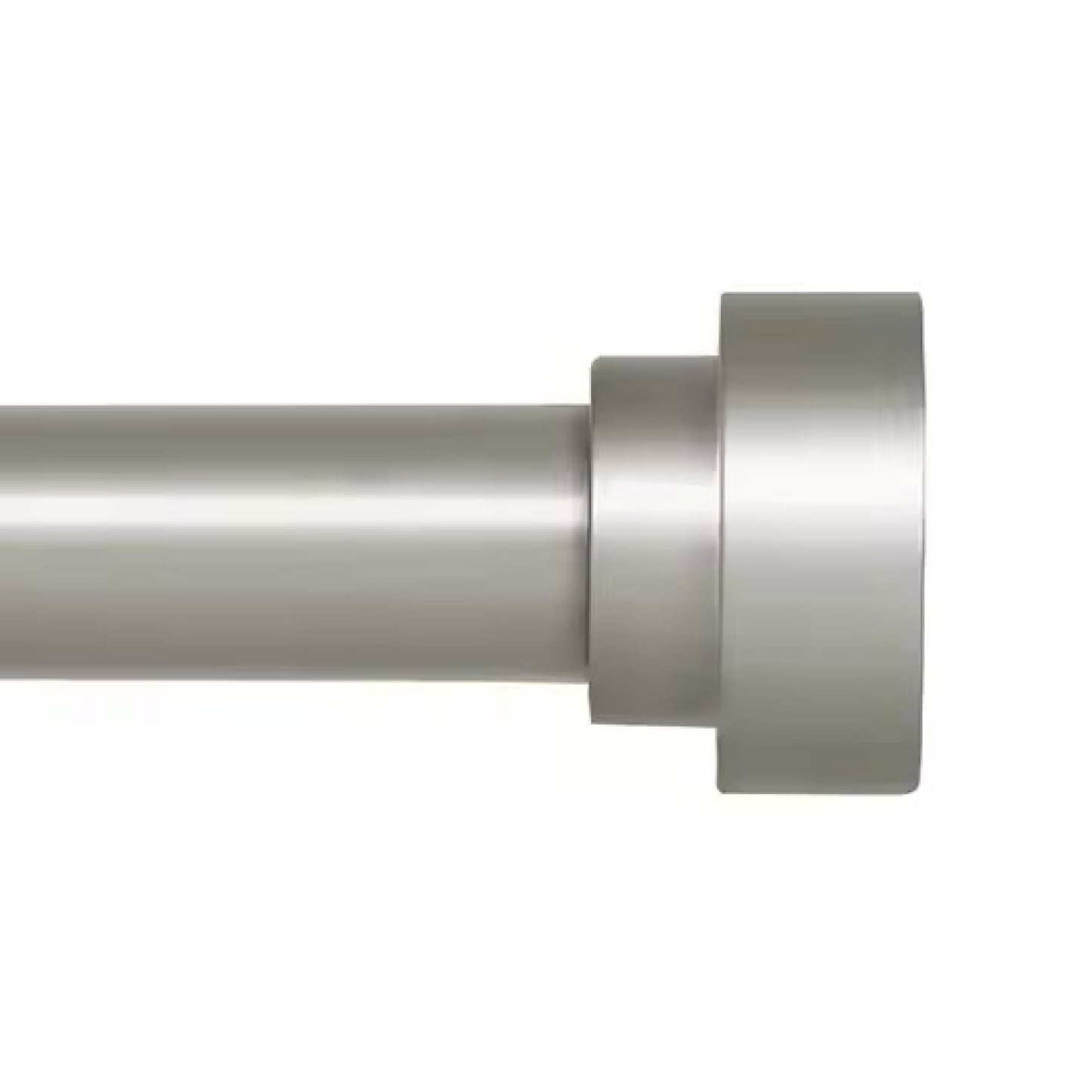 Lady Liberty Decor Adjustable Curtain Rod| Silver | Telescopic & Heavy-Duty|